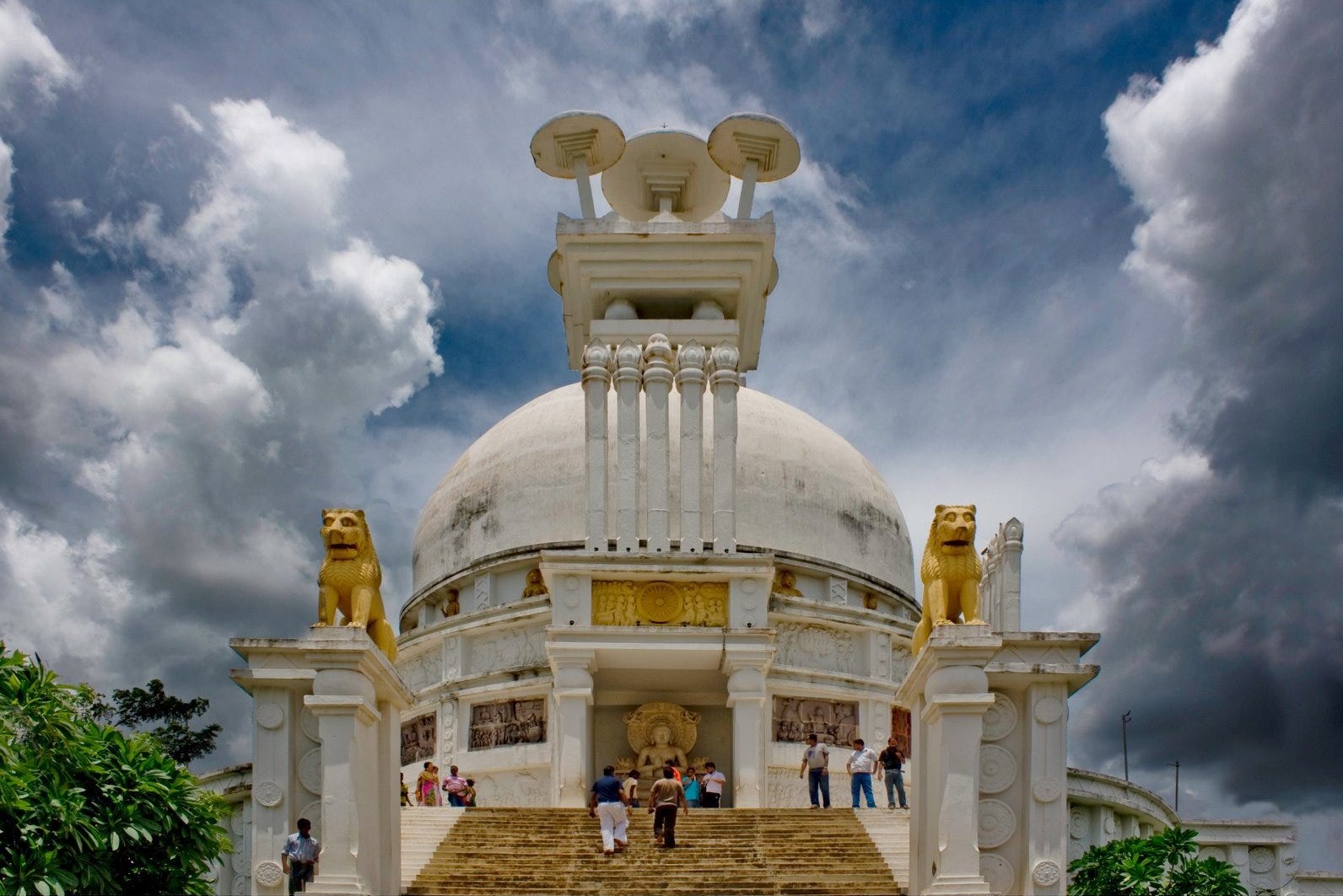 Car rental in Bhubaneswar Odisha - Dhauli shanti stupa